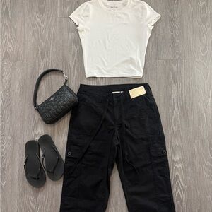 Black Cargo Pants for women